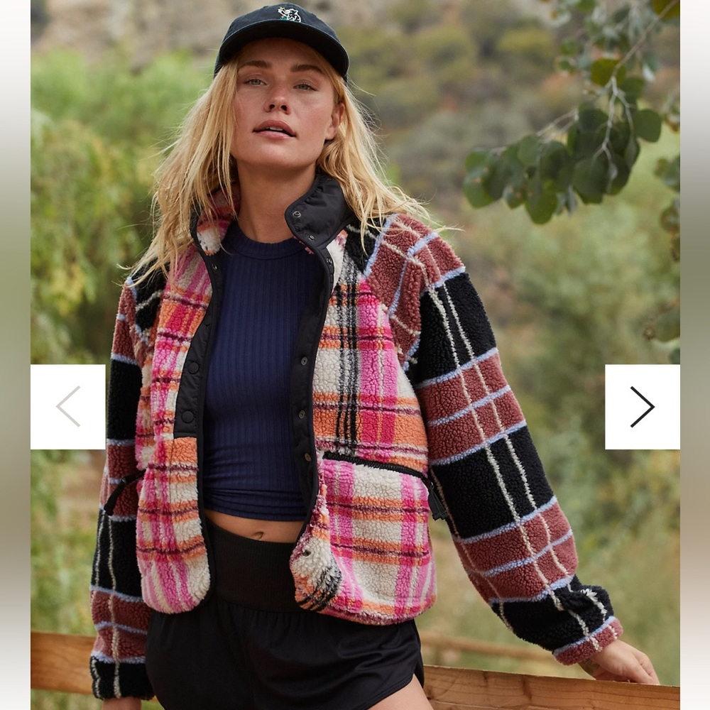 FP Movement Hit The Slopes Printed Fleece Jacket - small